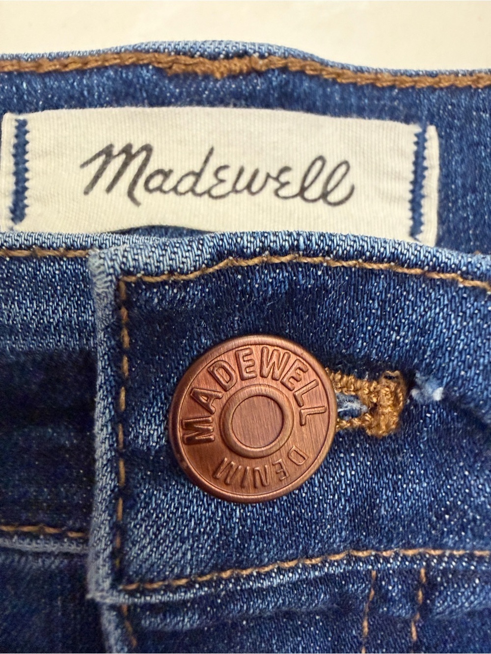 Madewell 10" HIGH-RISE SKINNY Jean - size 26 - Picture 5 of 10